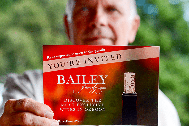 Invitation to Bailey Family wines Discover the Most Exclusive Wines in Oregon