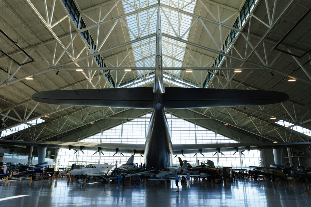 The Spruce Goose is the most famous exhibit at Evergreen Air Museum in McMinnville.