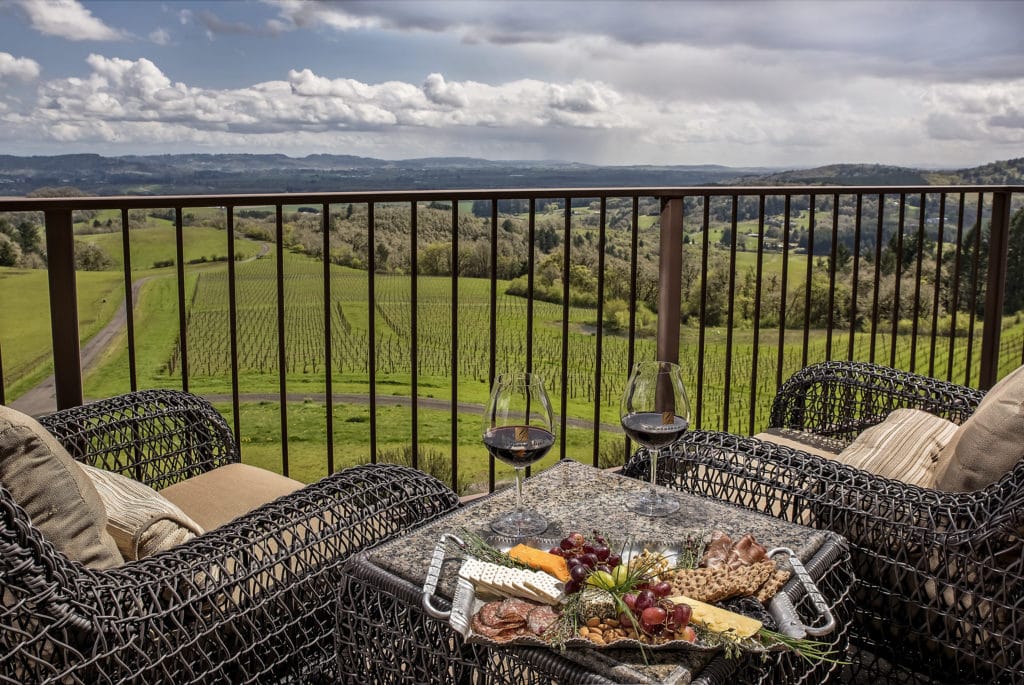 willamette valley wineries, the stunning view from our McMinnville bed and breakfast