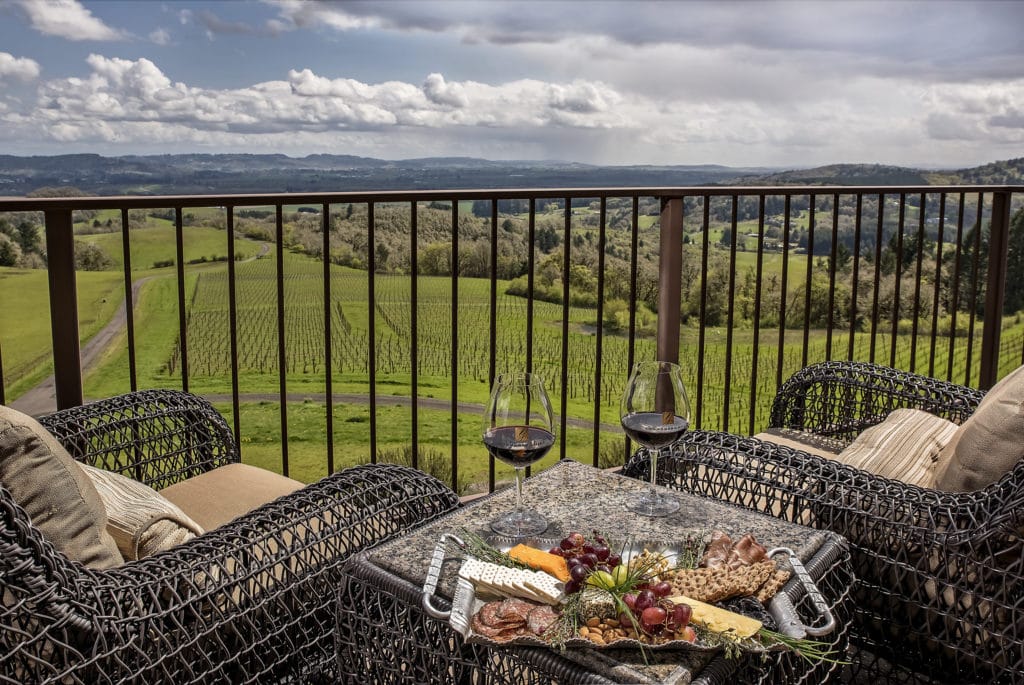 Of all the Willamette Valley Wineries, we think the view from our Bailey Family Wines site is the best.