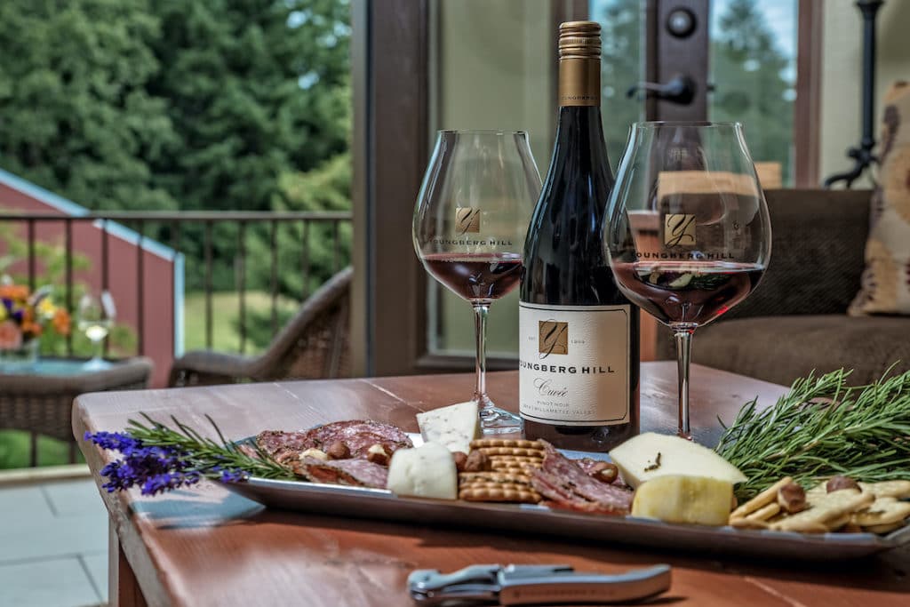 gourmet treats and wine from one of the best McMinnville Oregon Wineries