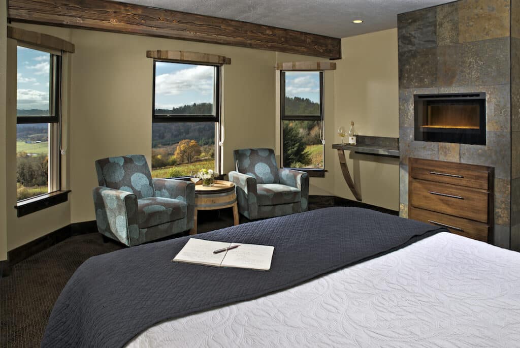 Willamette Valley Wine Tours, photo of a guest room at our Willamette Valley Bed and Breakfast